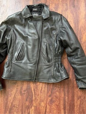 Vintage Leather Gallery Women’s Leather Jacket XL Thinsulate Biker Eagle USA